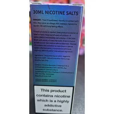 Photo de l’avis officiel: FUMOT SUPER ICE Cartouche de cigarette électronique — risque: Risque chimique (SR/01147/26)