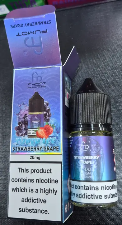 Photo de l’avis officiel: FUMOT SUPER ICE Cartouche de cigarette électronique — risque: Risque chimique (SR/01147/26)