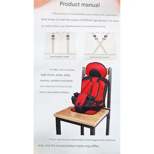 Foto dell’avviso ufficiale: Mumu Princes Holding Baby Waist Stool Seggiolino auto per bambini — rischio: Lesioni