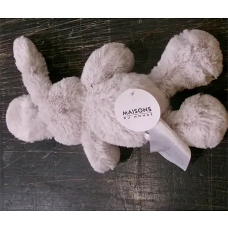Photo de l’avis officiel: Maisons du Monde Peluche Bunny gris PM Jouet souple — risque: Étouffement