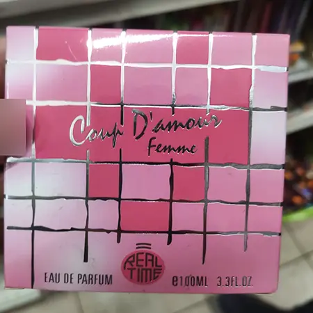 Photo de l’avis officiel: REAL TIME Coup d'amour femme Parfum — risque: Risque chimique