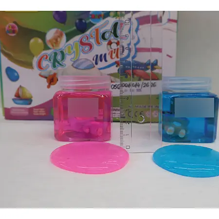 Photo de l’avis officiel: CRYSTAL MUD Y Game in a cup Slime de jouet — risque: Risque chimique