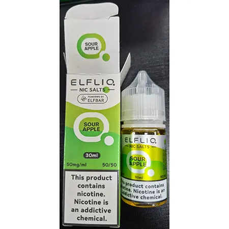 Photo from the official notice: ELFLIQ Electronic cigarette cartridge — chemical risk