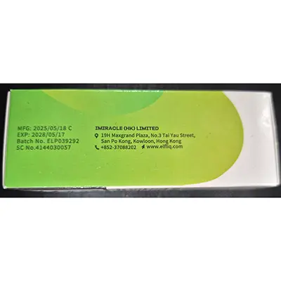 Photo from the official notice: ELFLIQ Electronic cigarette cartridge — chemical risk