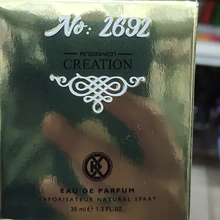 Photo de l’avis officiel: Creation No: 2692 Parfum — risque: Risque chimique