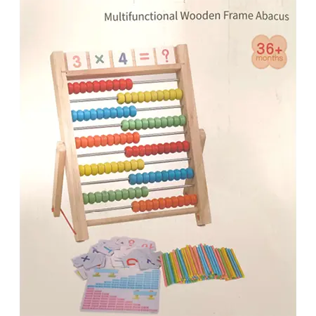 Photo from the official notice: Kidwill Multifunction Wooden Frame Abacus Toy activity toy — suffocation risk