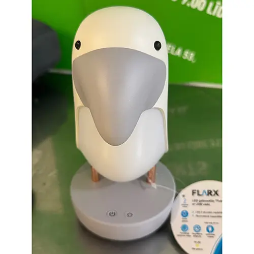 Photo from the official notice: FLARX, NINGBO UNION VISION IMP&amp;EXP CO LTD. LED lamp "Bird" with USB cable table lamp — chemical & environment risk