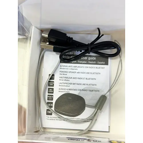 Foto dell’avviso ufficiale: TREVI Bluetooth pārnēsājamais skaļrunis Oratore — rischio: Rischio chimico & Ambiente