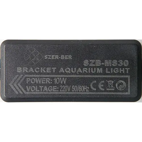 Foto do aviso oficial: SZER-BER Akváriumi LED világítás Lâmpada de aquário — risco: Choque elétrico