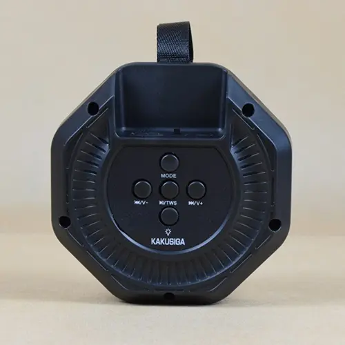Photo from the official notice: KAKUSIGA WIRELESS SPEAKER — burns risk