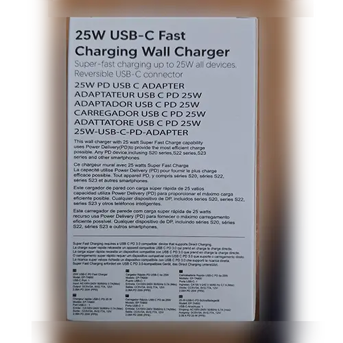 Foto dell’avviso ufficiale: 25W PD Adapter, USB-C Adattatore da viaggio — rischio: Scossa elettrica