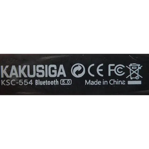 Photo from the official notice: KAKUSIGA Smart wireless headset — burns risk