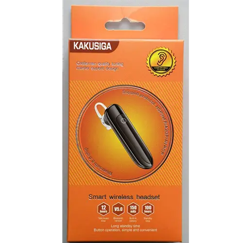 Photo from the official notice: KAKUSIGA Smart wireless headset — burns risk