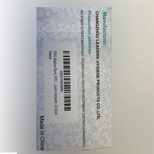 Foto aus der offiziellen Meldung: AHOTOP LCLEADER Atemschutzmaske FFP2 NR Partikelfiltermaske — Risiko: Gesundheitsrisiken/Sonstige