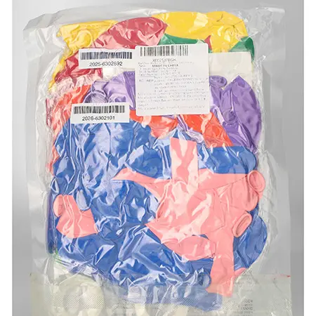 Photo de l’avis officiel: Patimate Rainbow Balloons Ballons — risque: Risque chimique