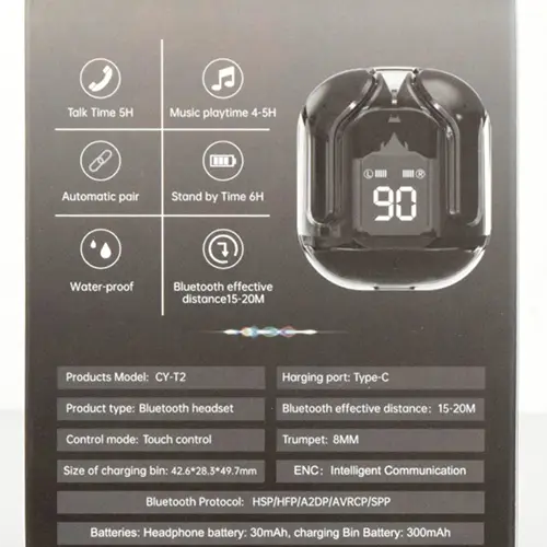 Photo de l’avis officiel: True Wireless Stereo Headset Écouteurs sans fil — risque: Brûlures