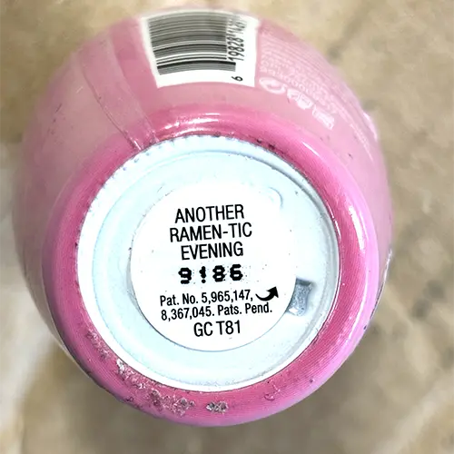 Photo de l’avis officiel: OPI Gel Color, Another Ramen-tic Evening Gel vernis à ongles — risque: Risque chimique