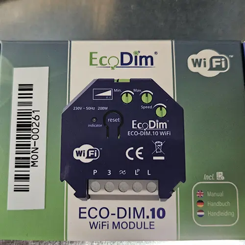 Foto dell’avviso ufficiale: EcoDim Smart dimmer module Interruttore dimmer Wi-Fi — rischio: Scossa elettrica