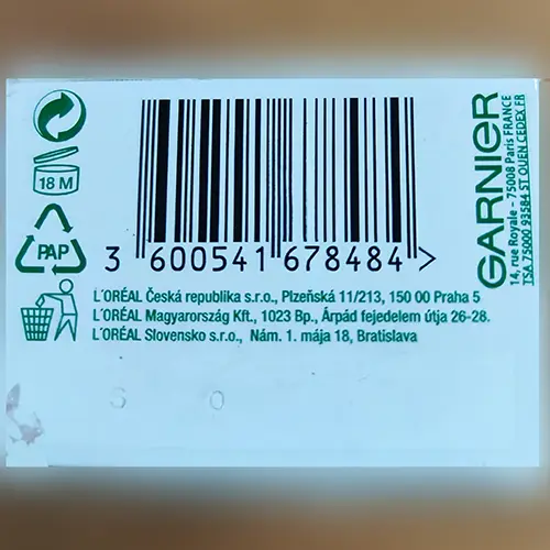 Foto dell’avviso ufficiale: Garnier COLOR NATURALS Tintura per capelli — rischio: Rischio chimico (SR/01430/26)
