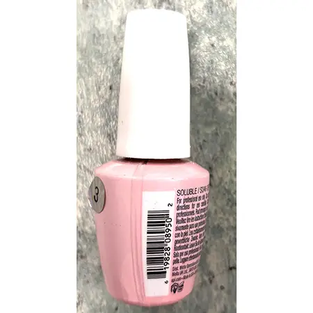 Photo de l’avis officiel: OPI OPI Gel Color Passion Gel vernis à ongles — risque: Risque chimique