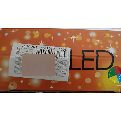 Photo de l’avis officiel: Mix color bulbs / LED Christmas Lighting Chaîne d'éclairage — risque: Choc électrique