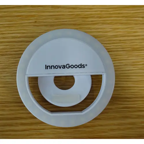 Foto aus der offiziellen Meldung: INNOVA GOODS Instahoop Rechargeable Selfie Ring Light Ringlicht — Risiko: Chemikalie & Umwelt