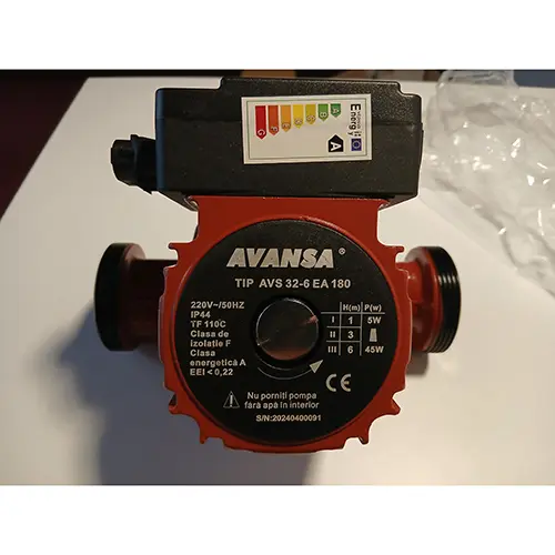 Photo de l’avis officiel: Avansa Circulation Pump Pompe à eau — risque: Choc électrique