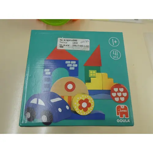 Photo de l’avis officiel: JUMBO GOULA CONSTRUCCIONES Jeu de jouets — risque: Étouffement