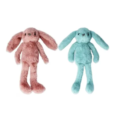 Foto do aviso oficial: Flying Tiger Copenhagen TEDDY BUNNY PINK / TEDDY BUNNY BLUE Brinquedo macio — risco: Engasgamento