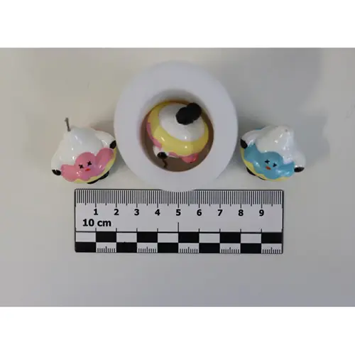 Foto do aviso oficial: YOYOSO Schlüsselanhänger Anel de chave com brinquedo — risco: Engasgamento