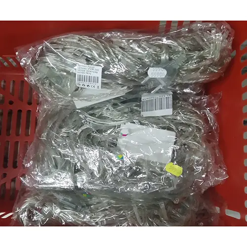 Photo from the official notice: Folyó lámpás 3*2 M 240 lámpa műanyag színes fény lighting chain — electric shock risk