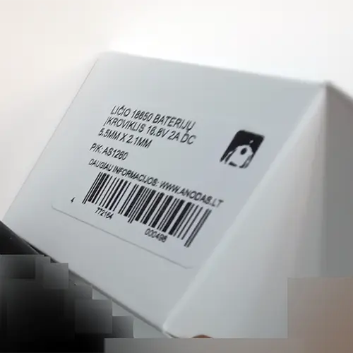 Foto do aviso oficial: Li-ion Battery Charger Adaptador — risco: Choque elétrico