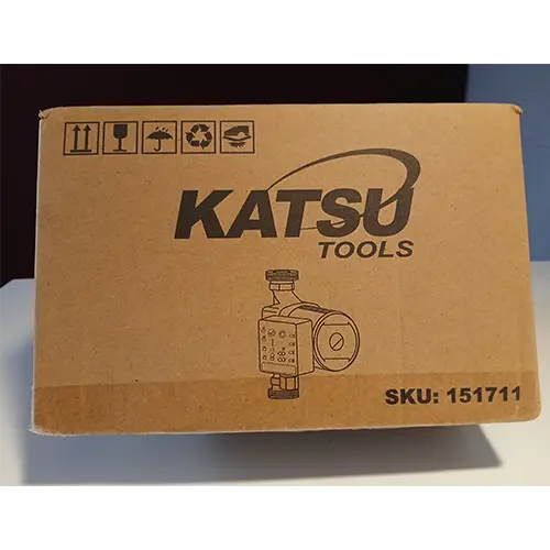 Photo de l’avis officiel: KATSU Tools Ltd Pompe à eau — risque: Choc électrique