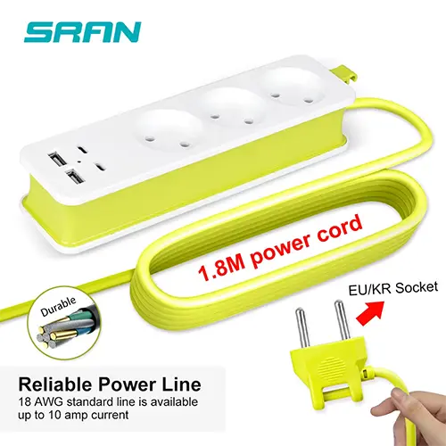 Photo from the official notice: SRAN extension lead — electric shock & fire risk (SR/01528/26)