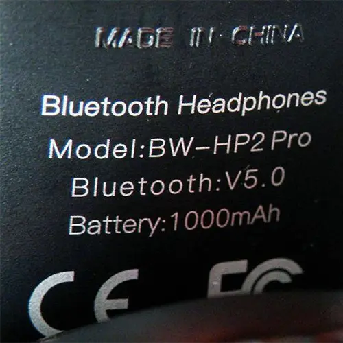Photo de l’avis officiel: BlitzWolf Bluetooth Headphones Écouteurs sans fil — risque: Brûlures