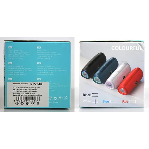 Photo from the official notice: OKOP wireless speaker — burns risk