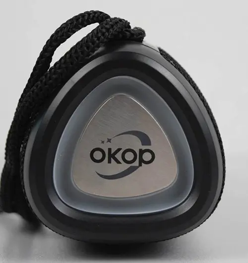 Photo from the official notice: OKOP wireless speaker — burns risk