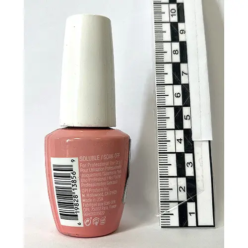 Photo de l’avis officiel: OPI Gel Color - Hopelessly Devoted To Opi Gel vernis à ongles — risque: Risque chimique