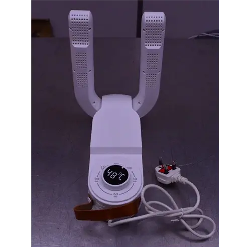 Photo from the official notice: Shoe dryer — fire risk