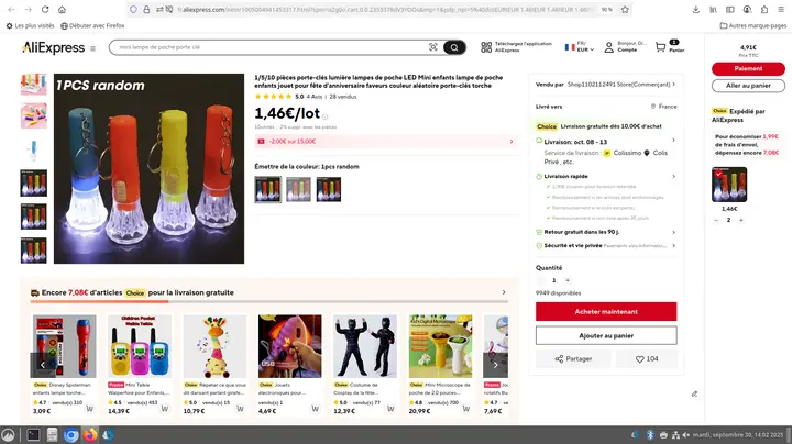 Photo de l’avis officiel: "Light color"pièces porte-clés lumière lampes de poche LED Mini enfants lampe de poche enfants jouet Porte-clé — risque: Risque chimique & Étouffement