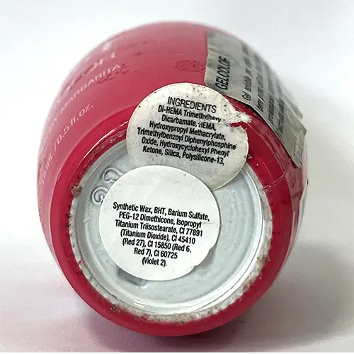 Foto do aviso oficial: OPI Gel Color - Strawberry Margarita Verniz para unhas em gel — risco: Químico