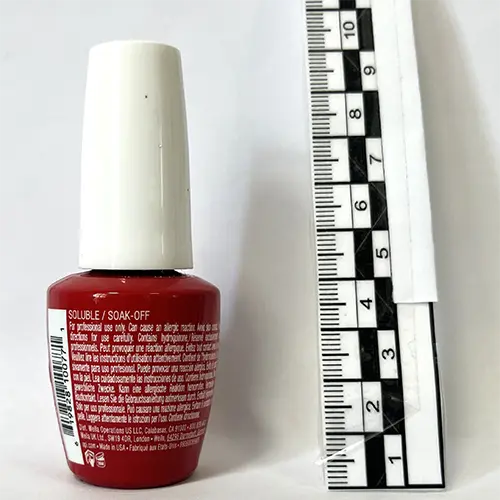 Foto uit de officiële melding: OPI Gel Color - Dutch Tulips Gel nagellak — risico: Chemische risico's