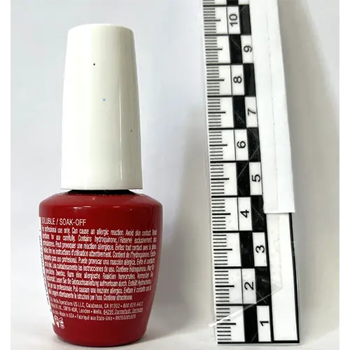 Foto uit de officiële melding: OPI Gel Color - Dutch Tulips Gel nagellak — risico: Chemische risico's