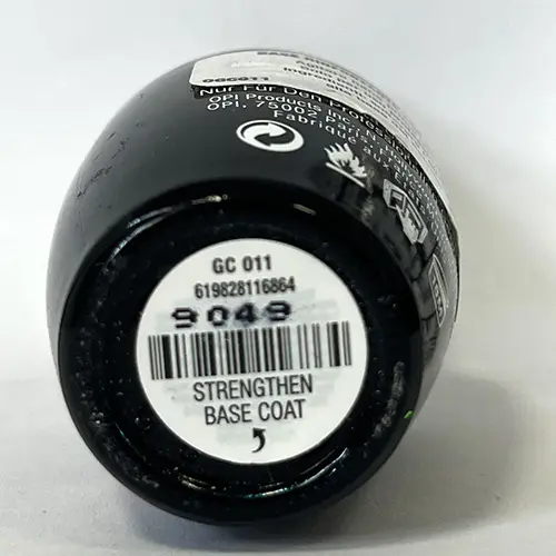Photo de l’avis officiel: OPI Gel Color - Strengthen - Base Coat rinforzante Gel vernis à ongles — risque: Risque chimique