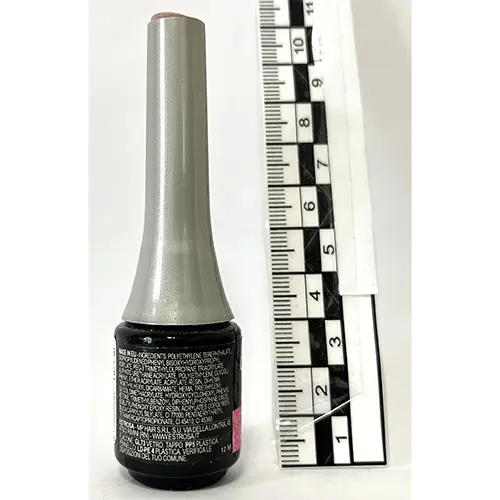 Photo de l’avis officiel: Estrosa Pretty in Pink - glitter Gel vernis à ongles — risque: Risque chimique