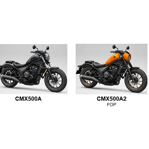Foto dell’avviso ufficiale: Honda Motorrad CL250A, CL250A3, CL500A, CMX500A, CMX500A2 Motocicletta — rischio: Lesioni