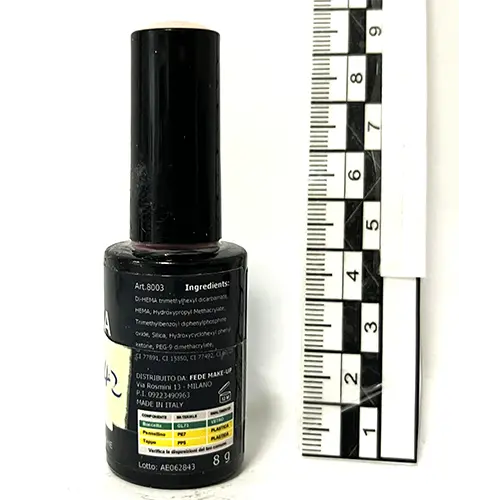 Photo de l’avis officiel: Jenessa 3 Gel vernis à ongles — risque: Risque chimique (SR/01601/26)