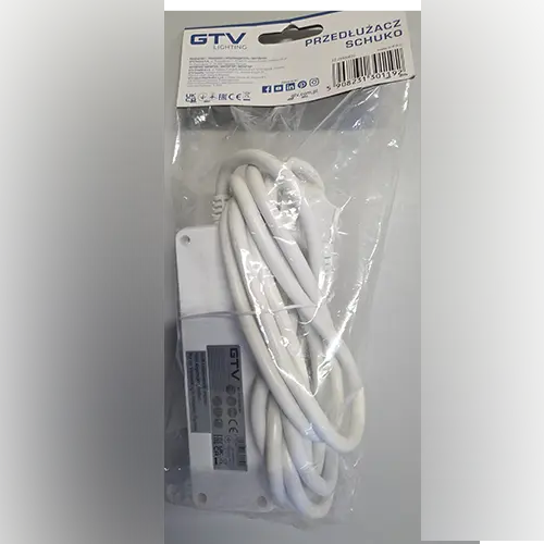 Photo from the official notice: GTV extension lead — electric shock risk (SR/01613/26)