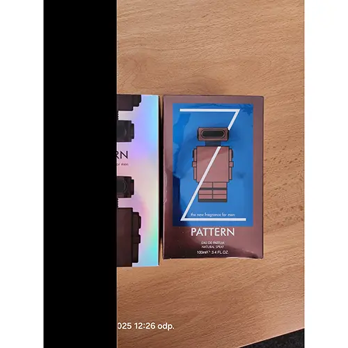 Photo de l’avis officiel: PATTERN THE NEW FRAGRANCE FOR MEN Parfum — risque: Risque chimique