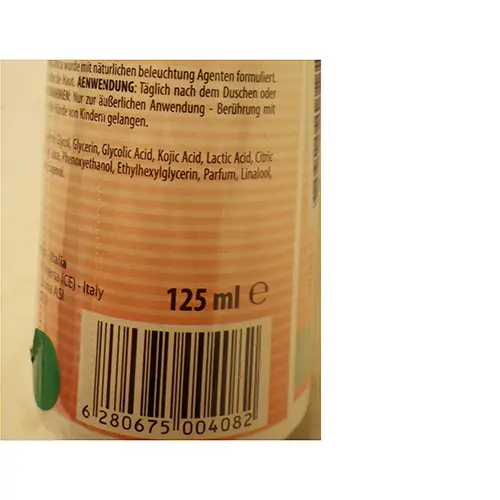 Photo from the official notice: Mama Africa Cosmetics Caro Light natural Whitening Oil with Aloe Vera lightening body oil — chemical risk